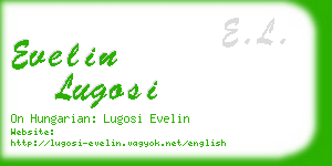 evelin lugosi business card